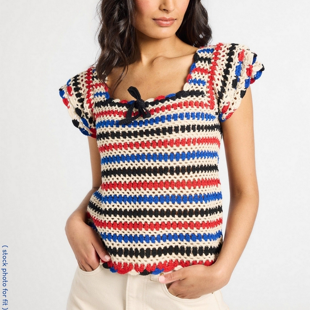 Mille Resort & Travel Aila Knit Top in Deauville Stripe